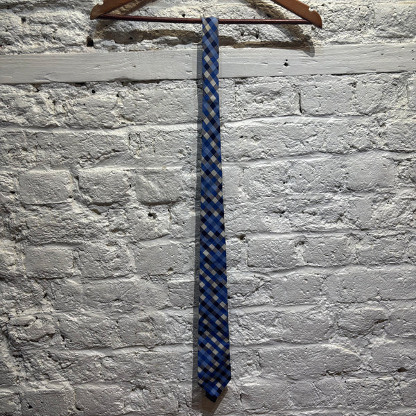 ALEXANDER MCQUEEN COTTON CHECK TIE (SAS)