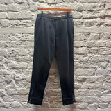 JOSEPH
NAVY COTTON SWEATPANTS WITH ANKLE ZIPS