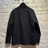MHL BLACK COTTON TWILL UTILITY JACKET