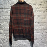 OUR LEGACY TARTAN KNIT CARDIGAN