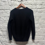 ERDEM
BLACK CABLE KNIT SWEATER