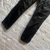 OTTOLINGER BLACK SATIN POCKET FRONT TROUSERS