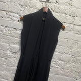 CELINE BLACK SILK JUMPSUIT