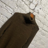 YOHJI YAMAMOTO + NOIR ARMY GREEN KNIT JUMPER