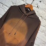 ECKHAUS LATTA BROWN JERSEY HOODIE