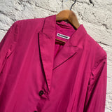 JIL SANDER PINK SILK MIX JACKET
