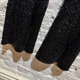 NORMA KAMALI BLACK
SEQUIN PANTS