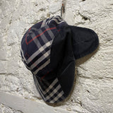 BURBERRY X GOSHA X STEPHEN JONES TARTAN CAP WITH REMOVABLE FLAPS