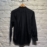 JUNYA WATANABE 
COMME DES GARÇONS
BLACK COTTON LONG SLEEVE SHIRT