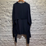 STELLA MCCARTNEY NAVY SILK DRESS