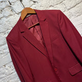 KENZO HOMME RED WOOL SUPER 200’s SUIT