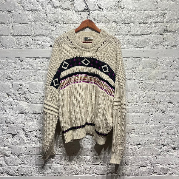 ISABEL MARANT CREAM KNIT JUMPER