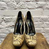 DOLCE & GABBANA
PYTHON ELEVATED COURT SHOES
SIZE 8UK/41
£2