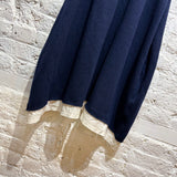 COMME DES GARCONS 	NAVY KNIT DRESS AD 2014