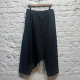 ISSEY MIYAKE
BLACK DROP CROTCH TROUSERS