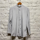 GUCCI 
COLLARLESS STRIPE SHIRT