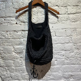 JW ANDERSON METALLIC KNIT TOTEBAG