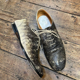 MAISON MARTIN MARGIELA 
LIZARD EFFECT LACE UP SHOES