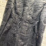 CECILIE BAHNSEN BLACK MOHAIR BLAZER