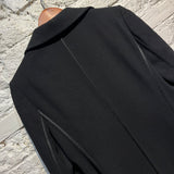 JC DE CASTELBAJAC VINTAGE BLACK OVERCOAT