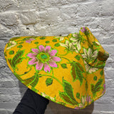 ALÉMAIS COTTON YELLOW FLORAL SUN HAT