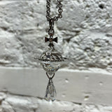 VIVIENNE WESTWOOD CRYSTAL ORB PENDANT