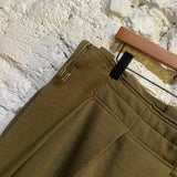 YOHJI YAMAMOTO Y’S KHAKI KILT BACK SHORTS