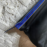 WALES BONNER X ADIDAS 
BLACK/BLUE SATIN PARACHUTE SKIRT