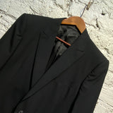 ALEXANDER MCQUEEN BLACK SUIT 1 BUTTON