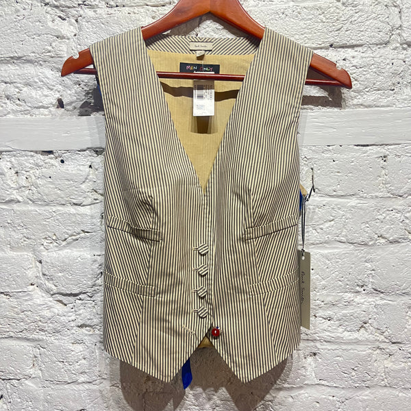 PAUL SMITH 
STRIPE WAISTCOAT