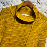 CRAIG GREEN MUSTARD YELLOW WOOL KNIT JUMPER