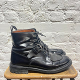 CHURCH’S
BLACK LACE & BUCKLE NAOMIE  BOOTS
SIZE 41/8UK WOMENS