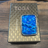 TOGA ARCHIVES BLUE BROOCH