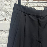 CELINÉ
BLACK CROPPED TROUSERS 
SIZE 38