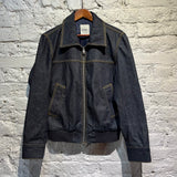 SANDRO DENIM BOMBER