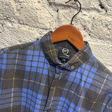 Alexander McQueen MCQ	BLACK / BLUE PLAID SHIRT