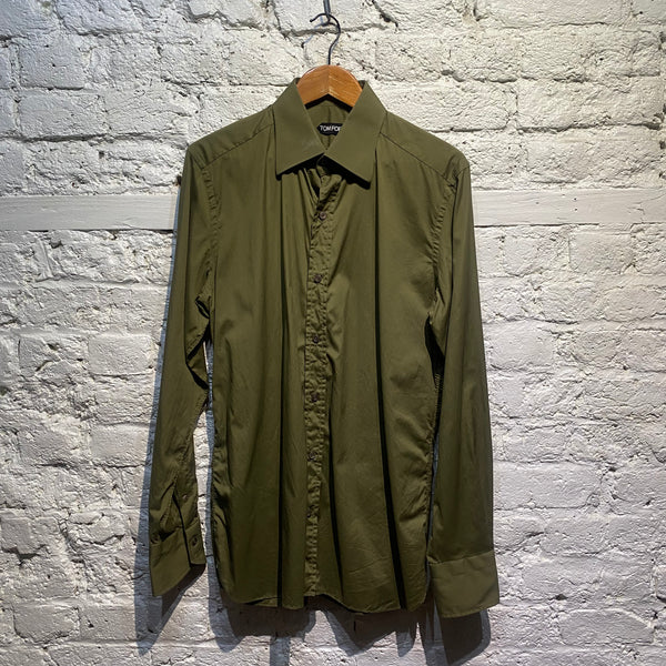 TOM FORD OLIVE GREEN SHIRT
