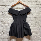 SHUSHU/TONG
BLACK MINI DRESS
