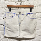 ALEXANDER MCQUEEN 
DENIM MINI SKIRT
