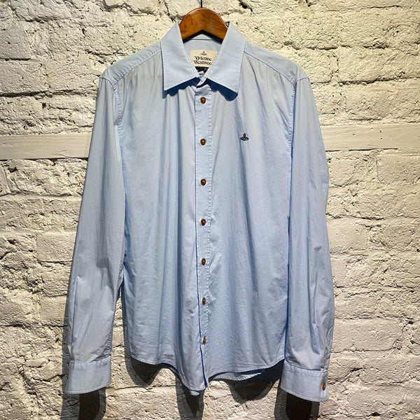VIVIENNE WESTWOOD MAN BABYBLUE SHIRT