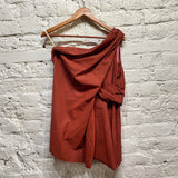 RICK OWENS
RED/PINK LAMBS LEATHER TOP