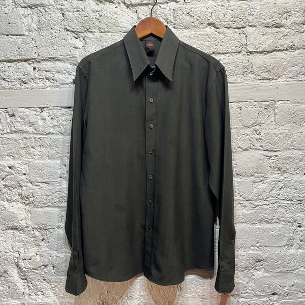 JEAN PAUL GAULTIER 
VINTAGE CLASSIQUE DARK GREEN SHIRT