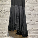 YOHJI YAMAMOTO Y’S BLACK WOOL/CUPRO DRESS