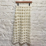 JIL SANDER
HANDMADE WHITE CROCHET SKIRT