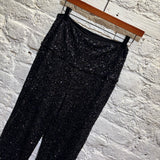 NORMA KAMALI BLACK
SEQUIN PANTS