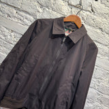 BURBERRY HIGHGROVE COLLECTION BROWN BOMBER JACKET
