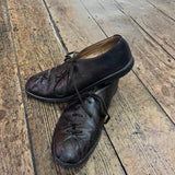 THE OLD CURIOSITY SHOP X SHINTARO YAMAMOTO BROWN TWISTED LACE SHOES