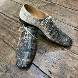 MAISON MARTIN MARGIELA 
LIZARD EFFECT LACE UP SHOES