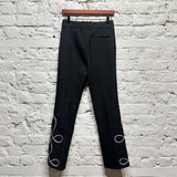 CALVIN KLEIN 
205W39NYC
BLACK EMBROIDERED TROUSERS