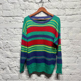 GIORGIO ARMANI
BLUE/RED/GREEN/YELLOW COTTON KNIT